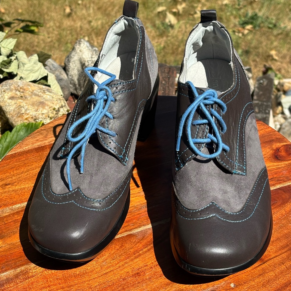 Jambu women’s San Fran Encore Oxfords in Charcoal Grey, size 10M